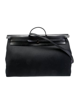 Hermès Toile Officier Herbag Zip Cabine 50