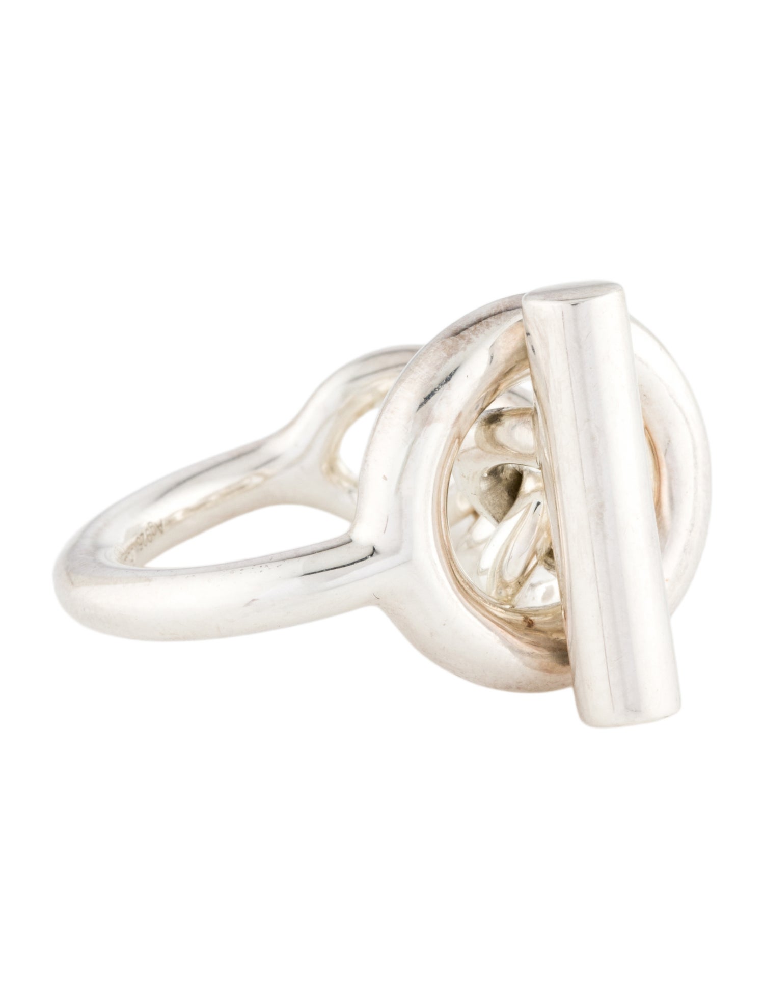 Hermès Clou de Forge Ring - Sterling Silver Band, Rings