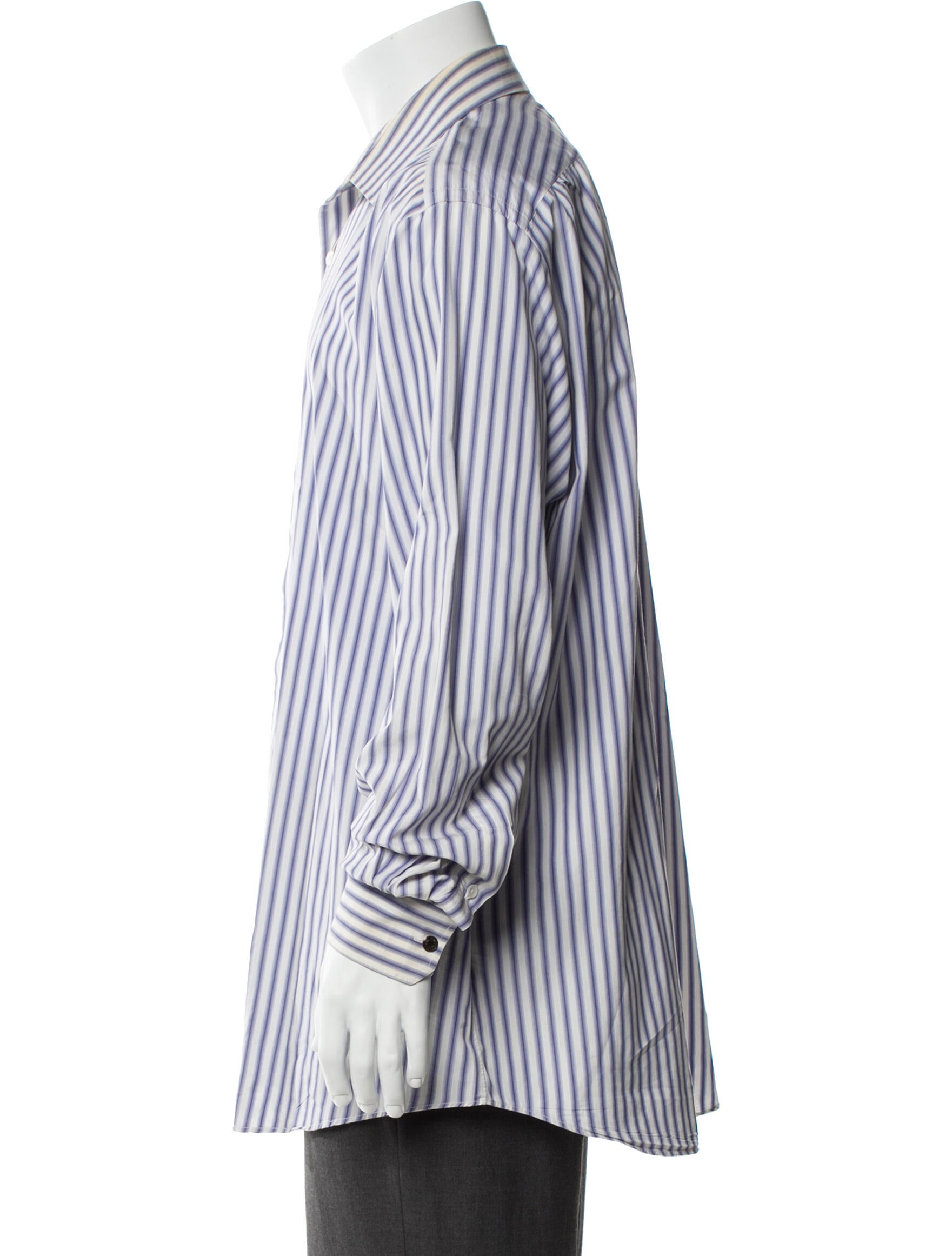 Hermès Striped Long Sleeve Shirt