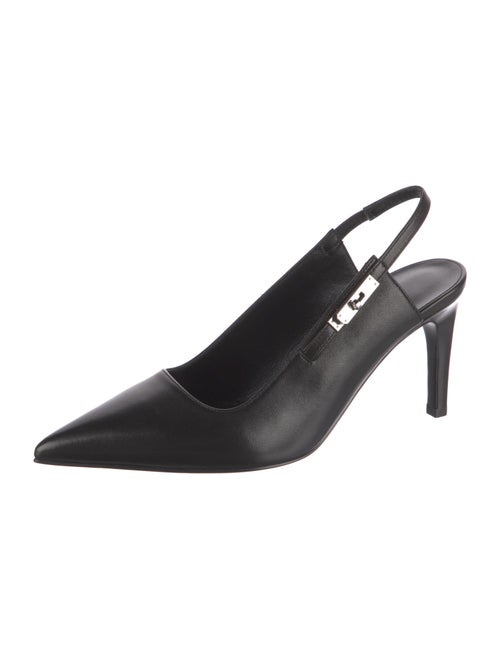 Hermès Lover 80 Leather Slingback Pumps