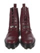 Hermès Funk Leather Combat Boots
