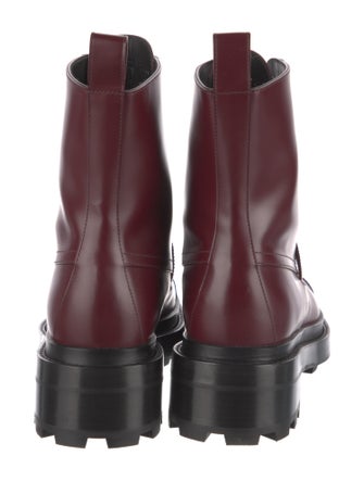 Hermès Funk Leather Combat Boots