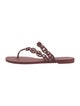 Hermès Island Chaîne d'Ancre Insignia T-Strap Sandals