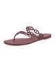 Hermès Island Chaîne d'Ancre Insignia T-Strap Sandals