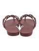 Hermès Island Chaîne d'Ancre Insignia T-Strap Sandals