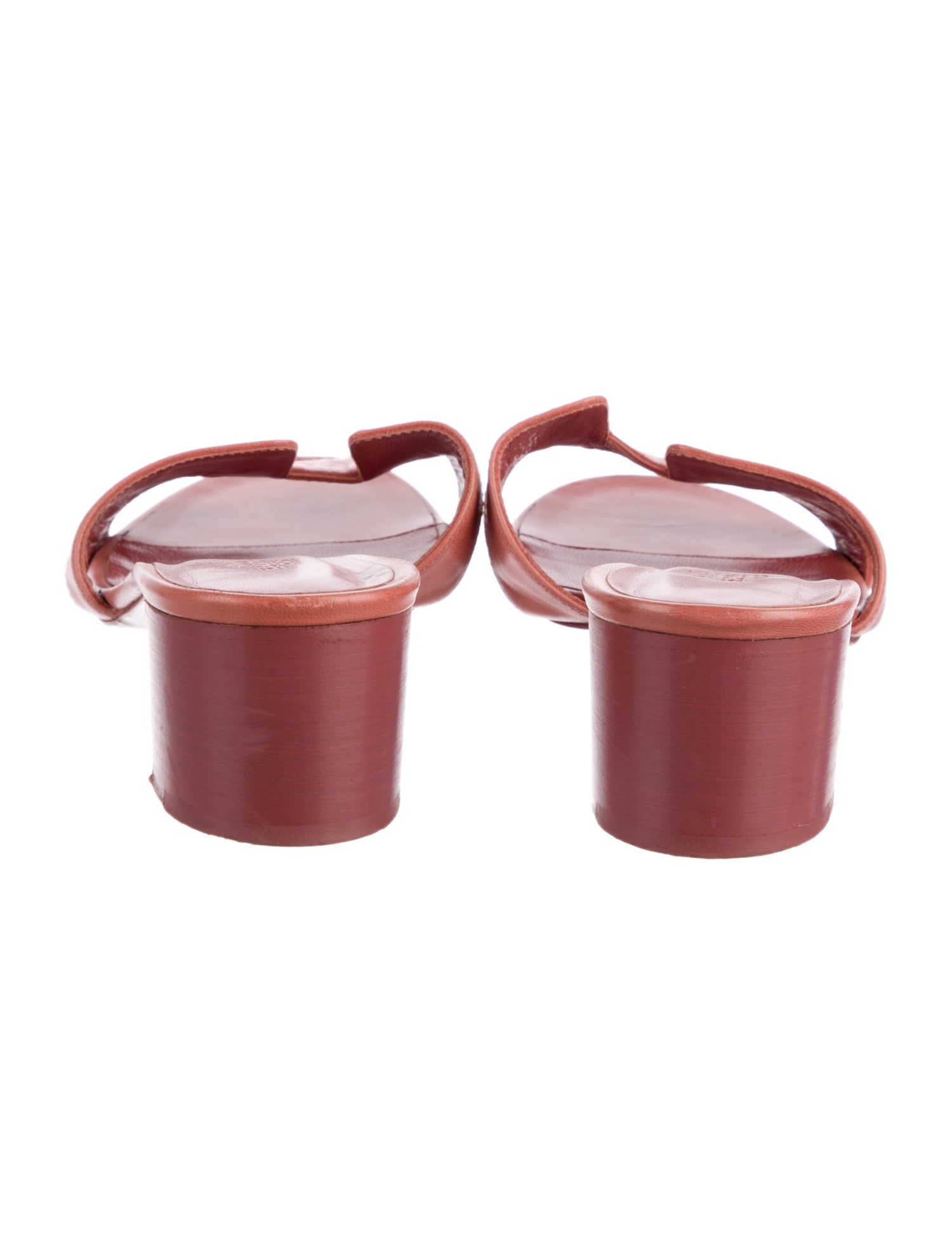 Hermès Oasis Leather Slides