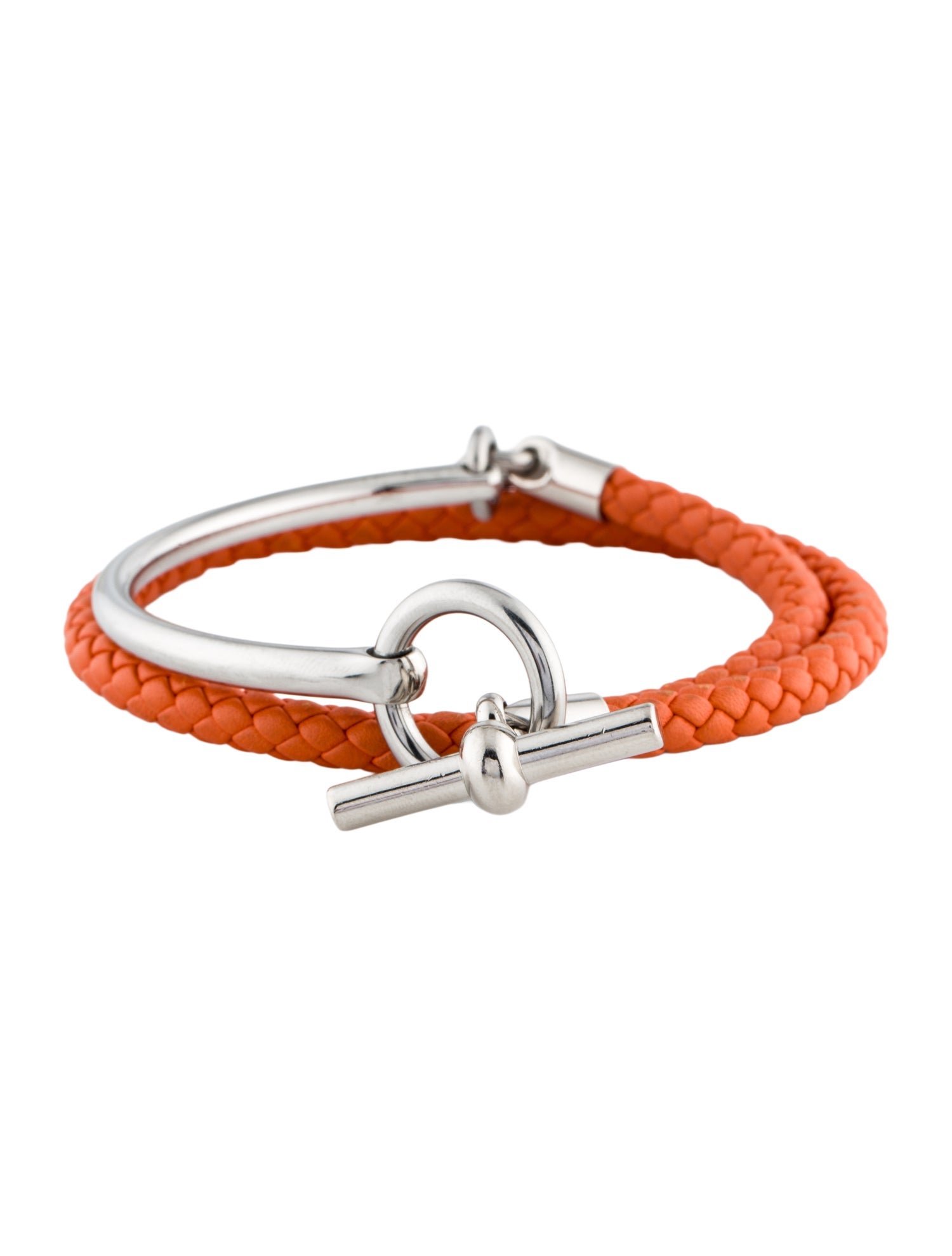 Hermès Glenan Braided Double Tour Bracelet