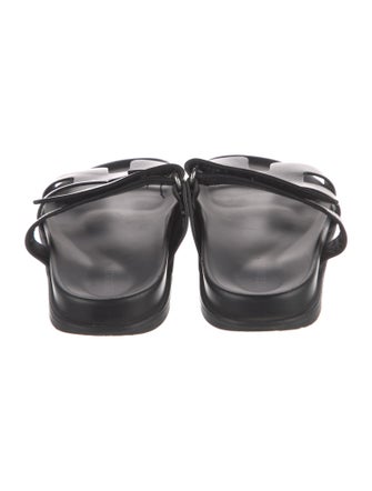 Hermès Chypre Leather Slides