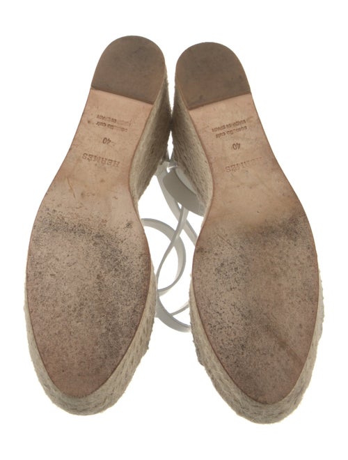 Hermès Tipoli Leather Espadrilles