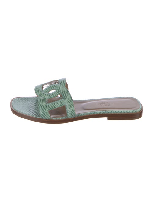 Hermès Omaha Lizard Slides