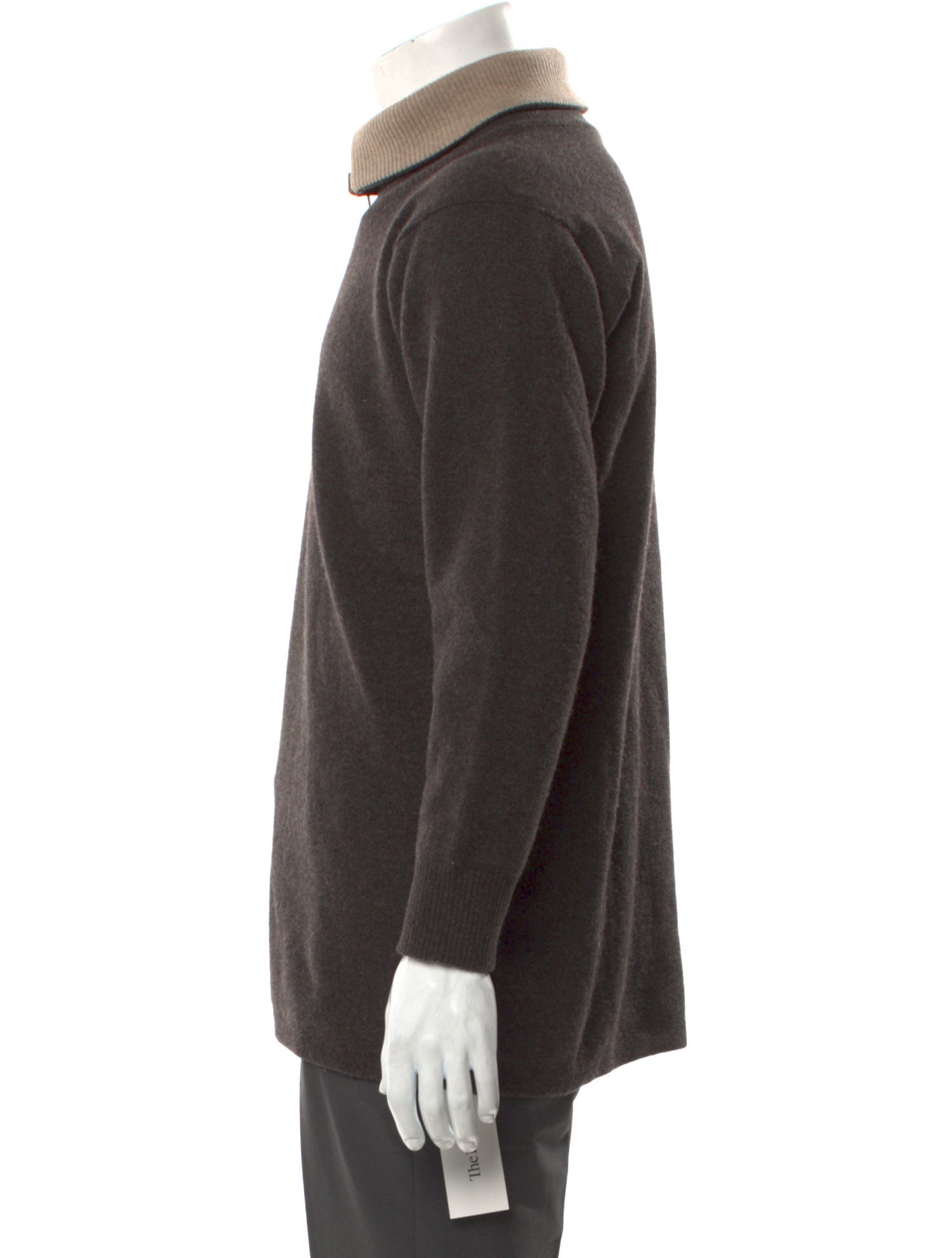 Hermès Cashmere Mock Neck Pullover
