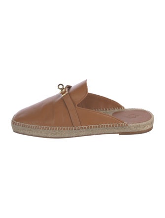 Hermès Feria Leather Mules