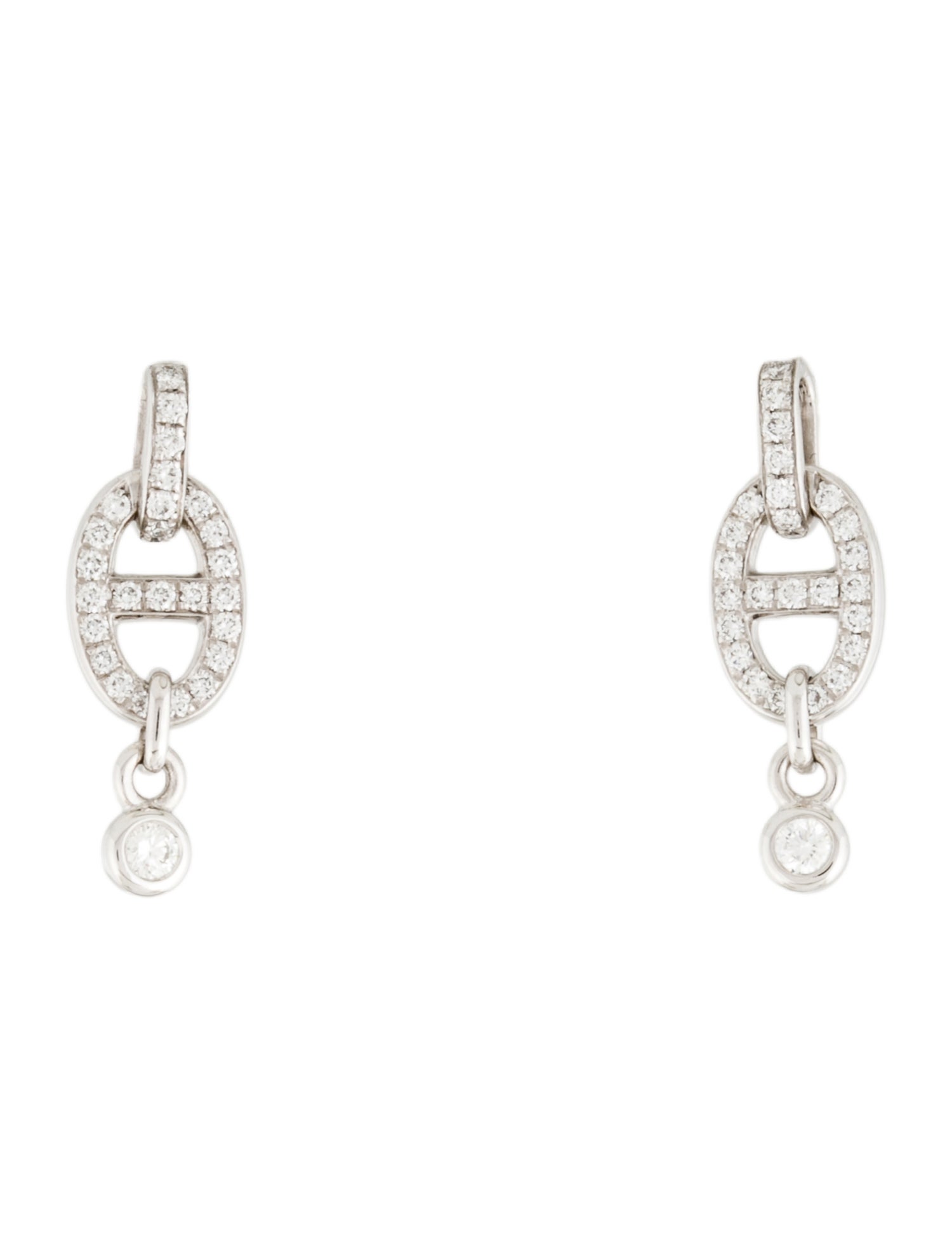 Hermès Pop H Earrings - 18K Rose Gold-Plated Stud, Earrings
