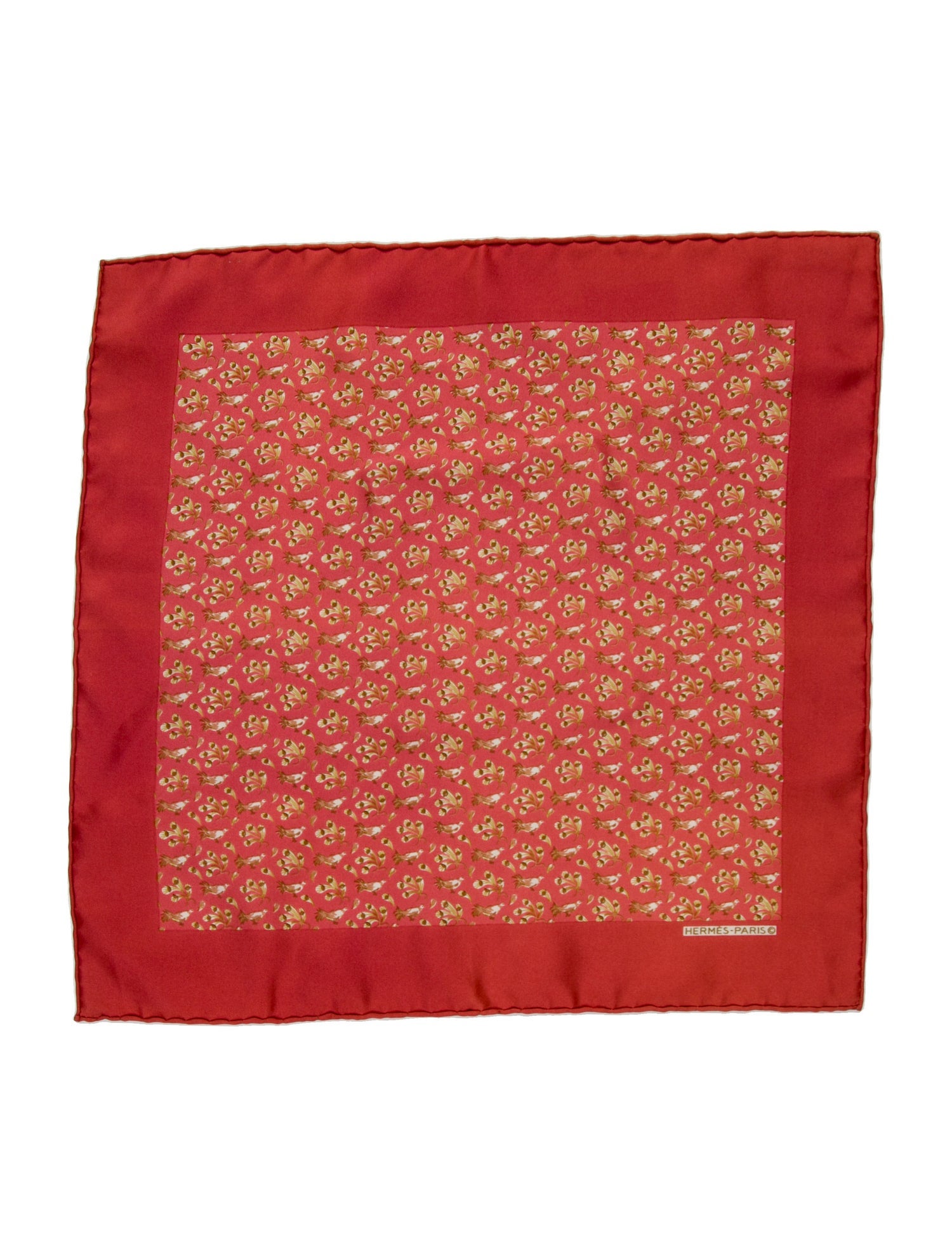 Hermès Silk Pocket Square