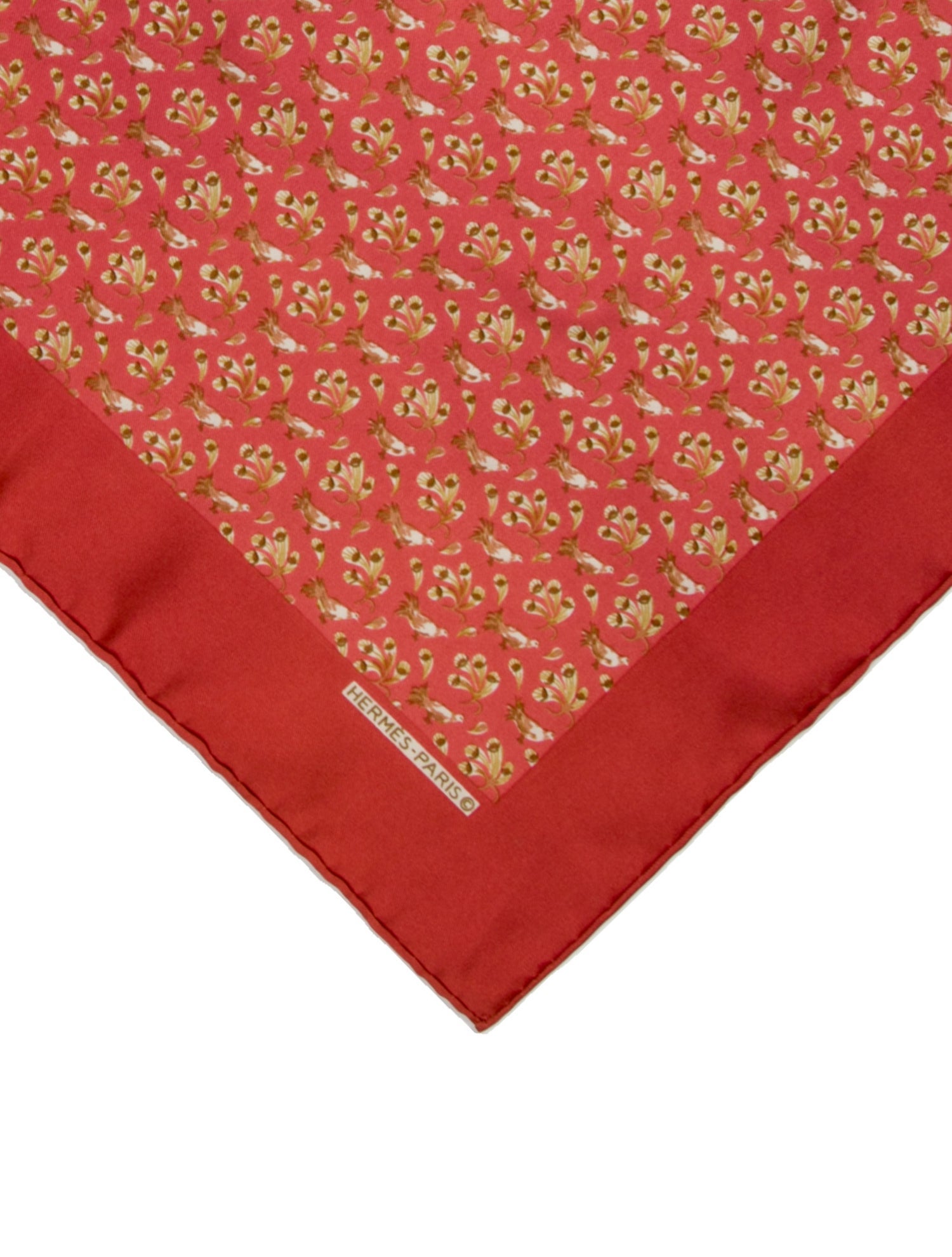 Hermès Silk Pocket Square