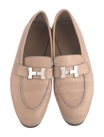 Hermès Paris H Logo Loafers