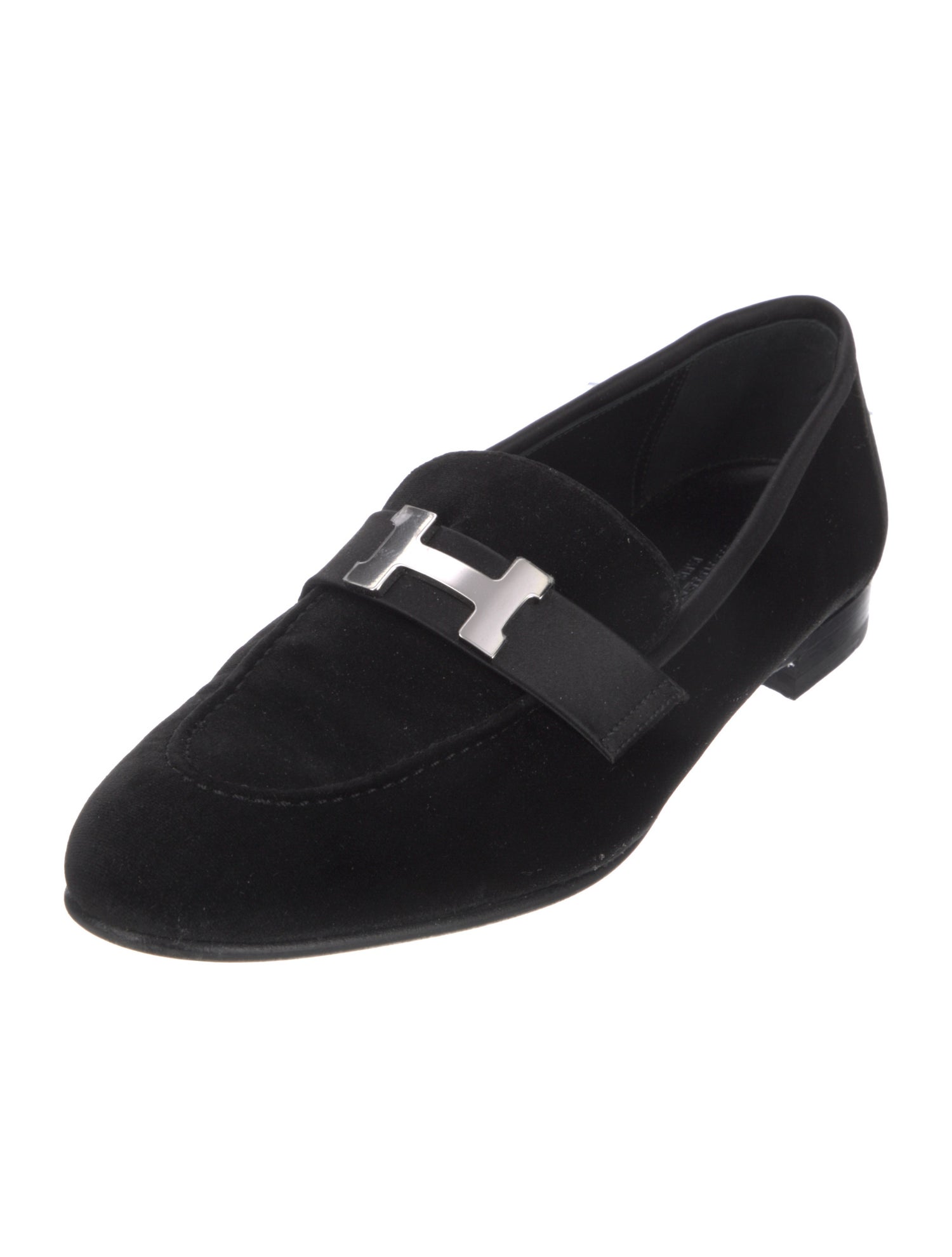 Hermès Paris H Logo Loafers