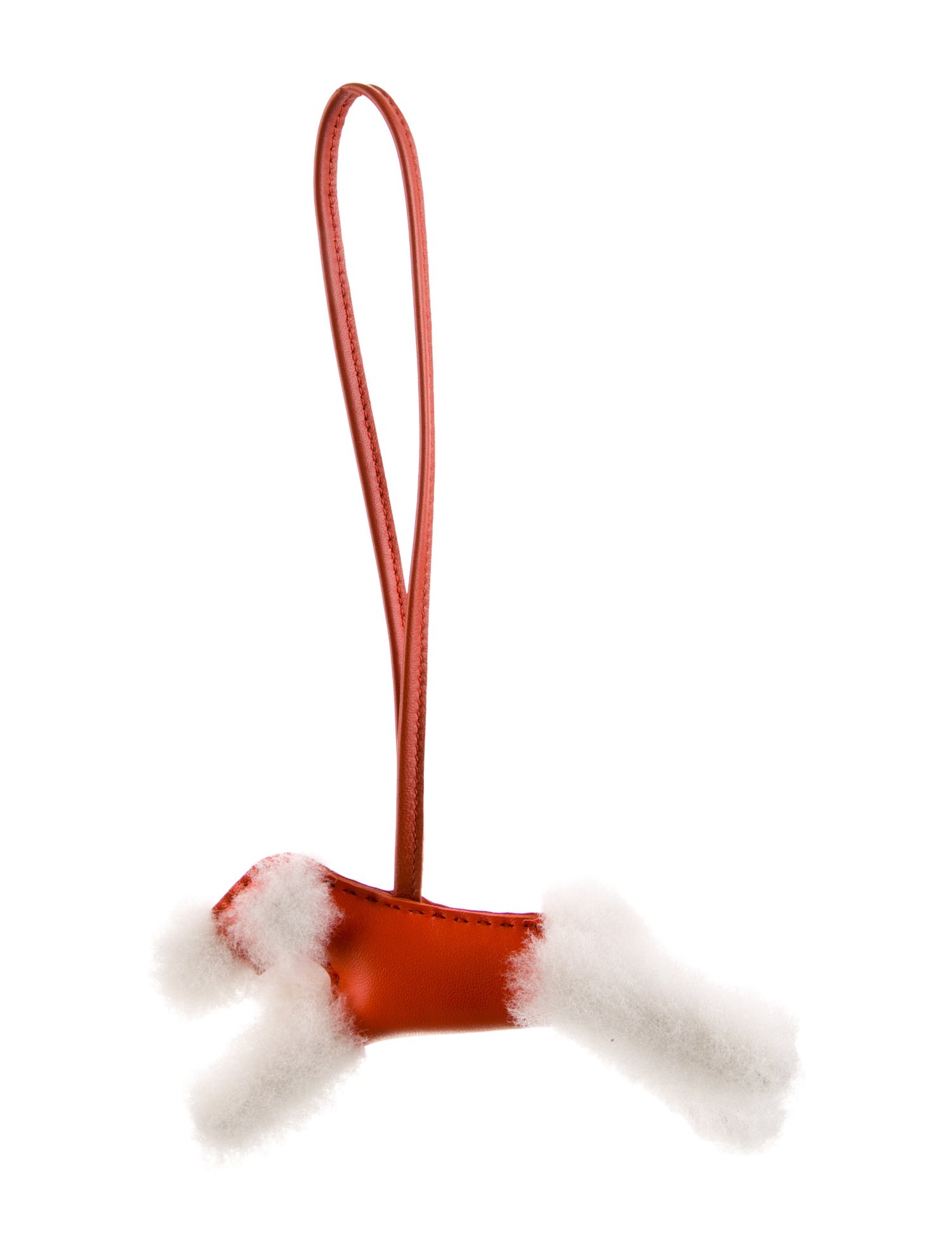 Hermès Milo Lambskin Shearling Budy Charm