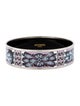 Hermès Wide Enamel Bangle Bracelet