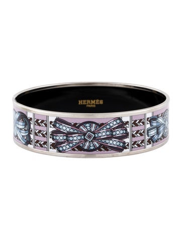 Hermès Bangle Wide Enamel Bracelet