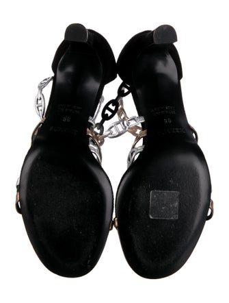 Hermès Naiade Chaîne d'Ancre Insignia Gladiator Sandals