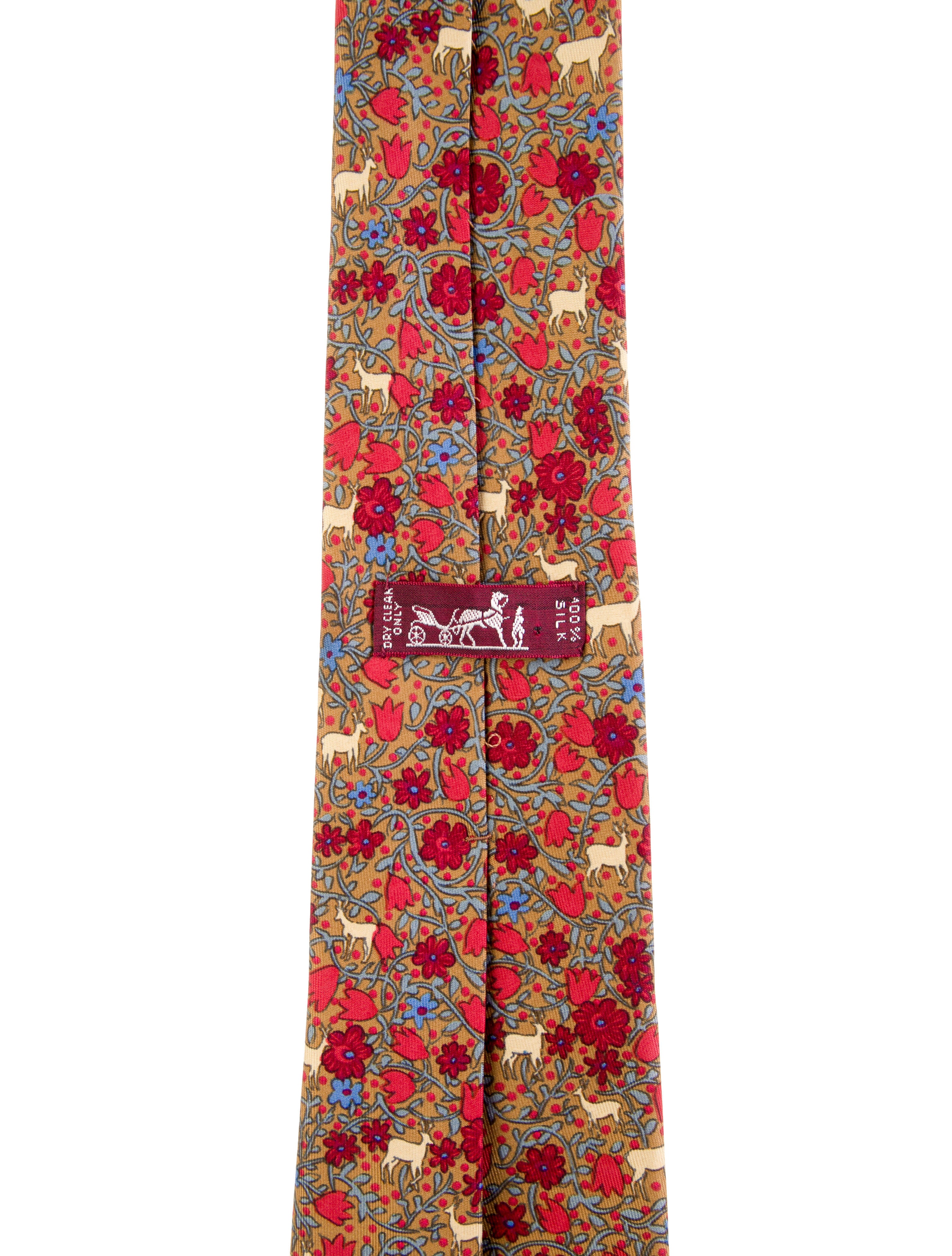 Hermès Silk Pattern Tie