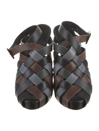 Hermès Leather Slingback Sandals