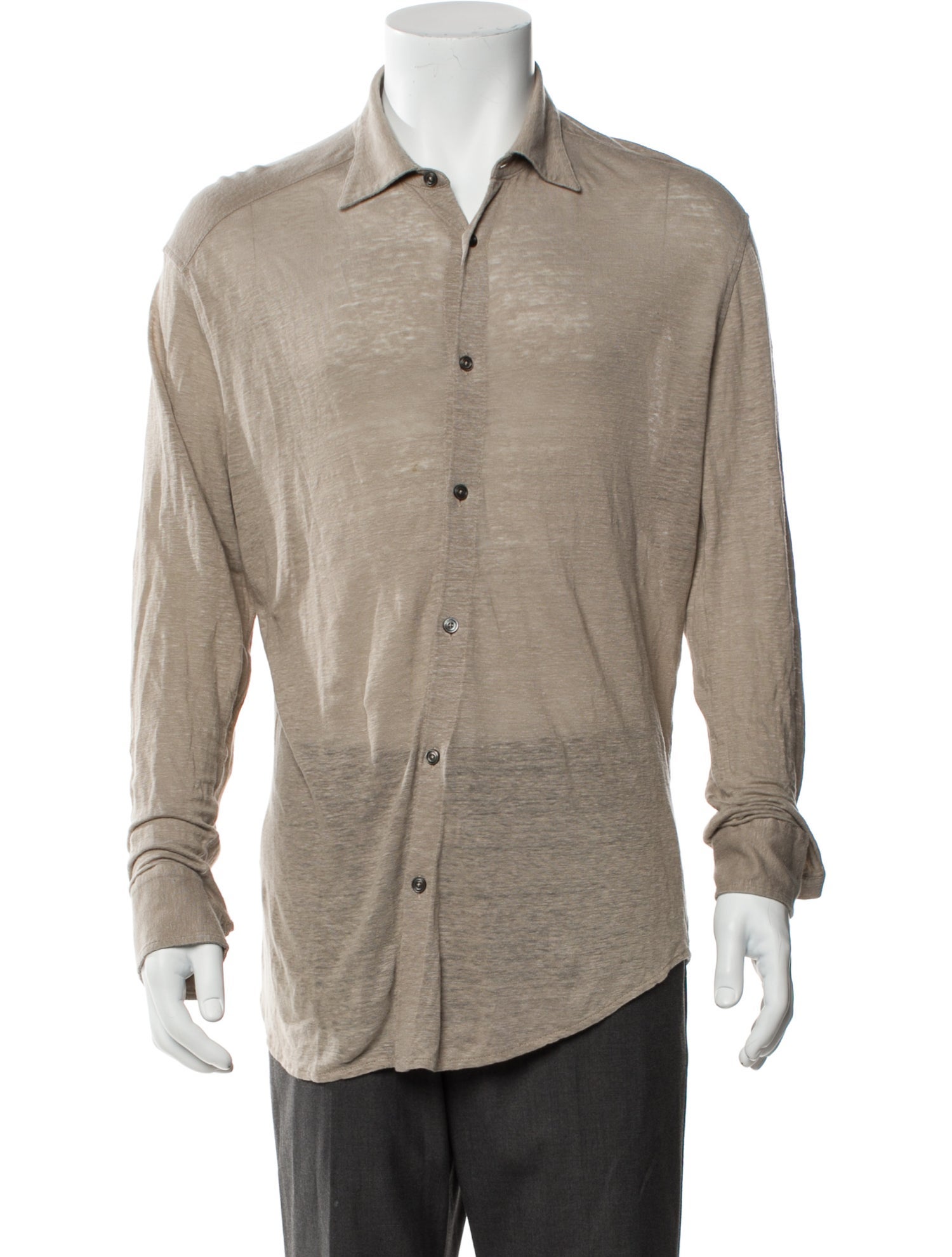 Hermès Linen Long Sleeve Shirt