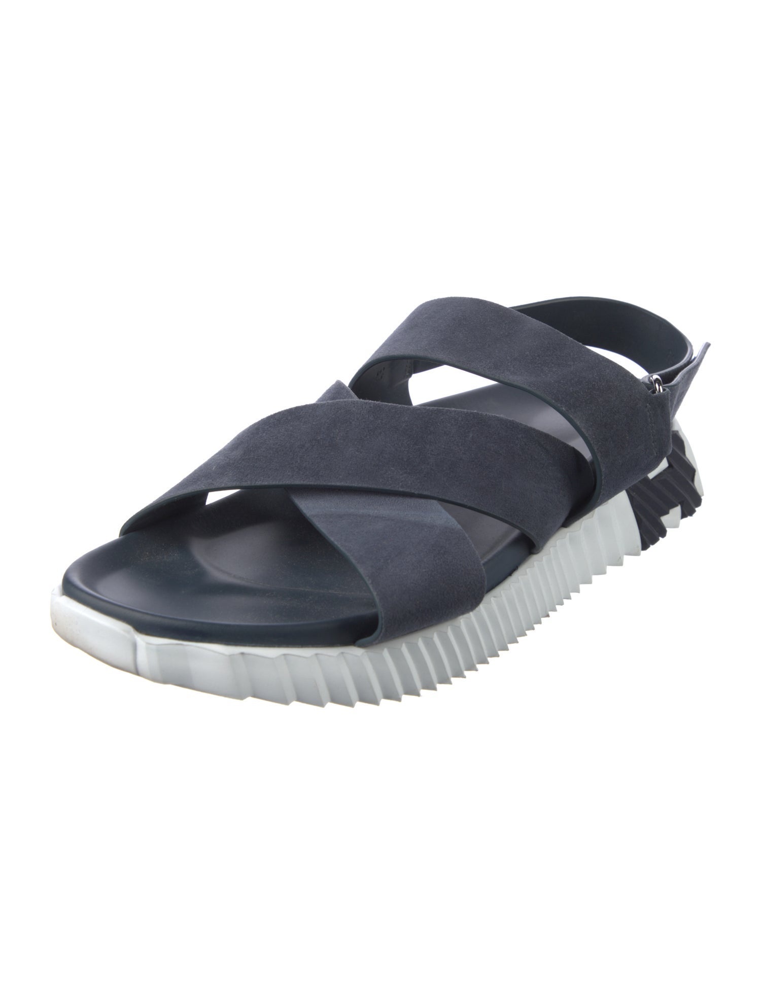 Hermès Electric Suede Sandals