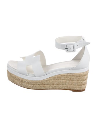 Hermès Elda H Logo Espadrilles