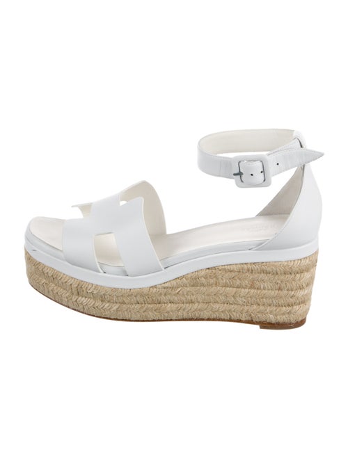 Hermès Elda H Logo Espadrilles