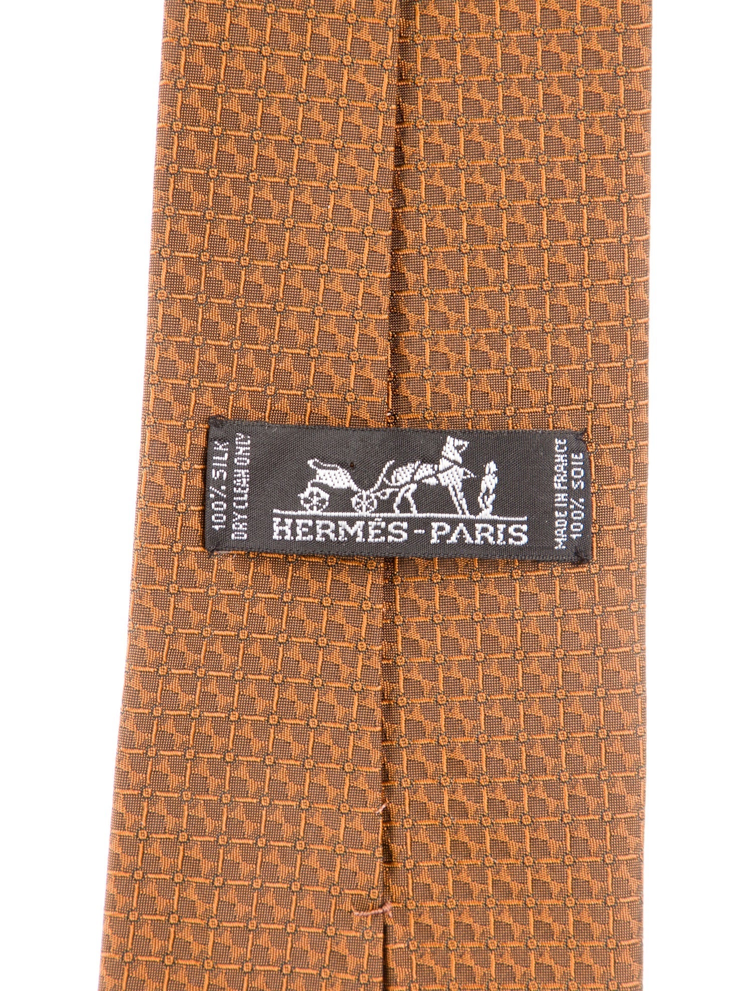 Hermès Silk pattern tie