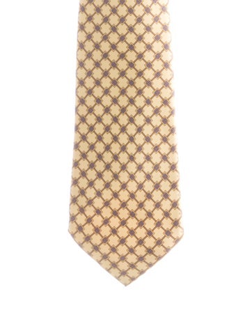 Hermès Ties Silk pattern tie