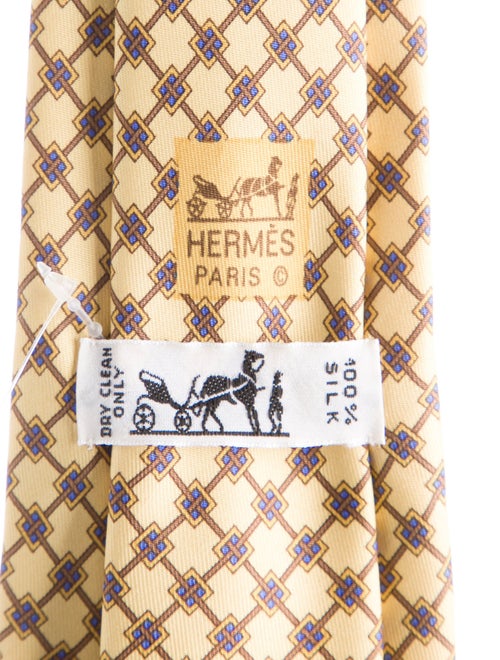 Hermès Silk pattern tie