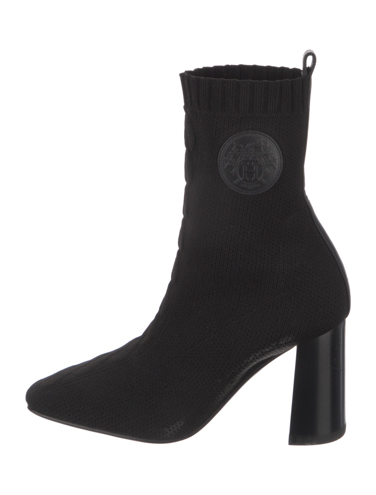 Hermès Volver 90 H Logo Sock Boots