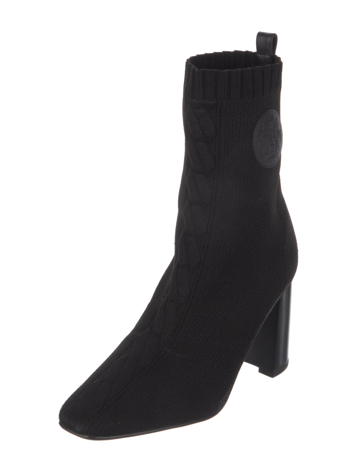 Hermès Volver 90 H Logo Sock Boots