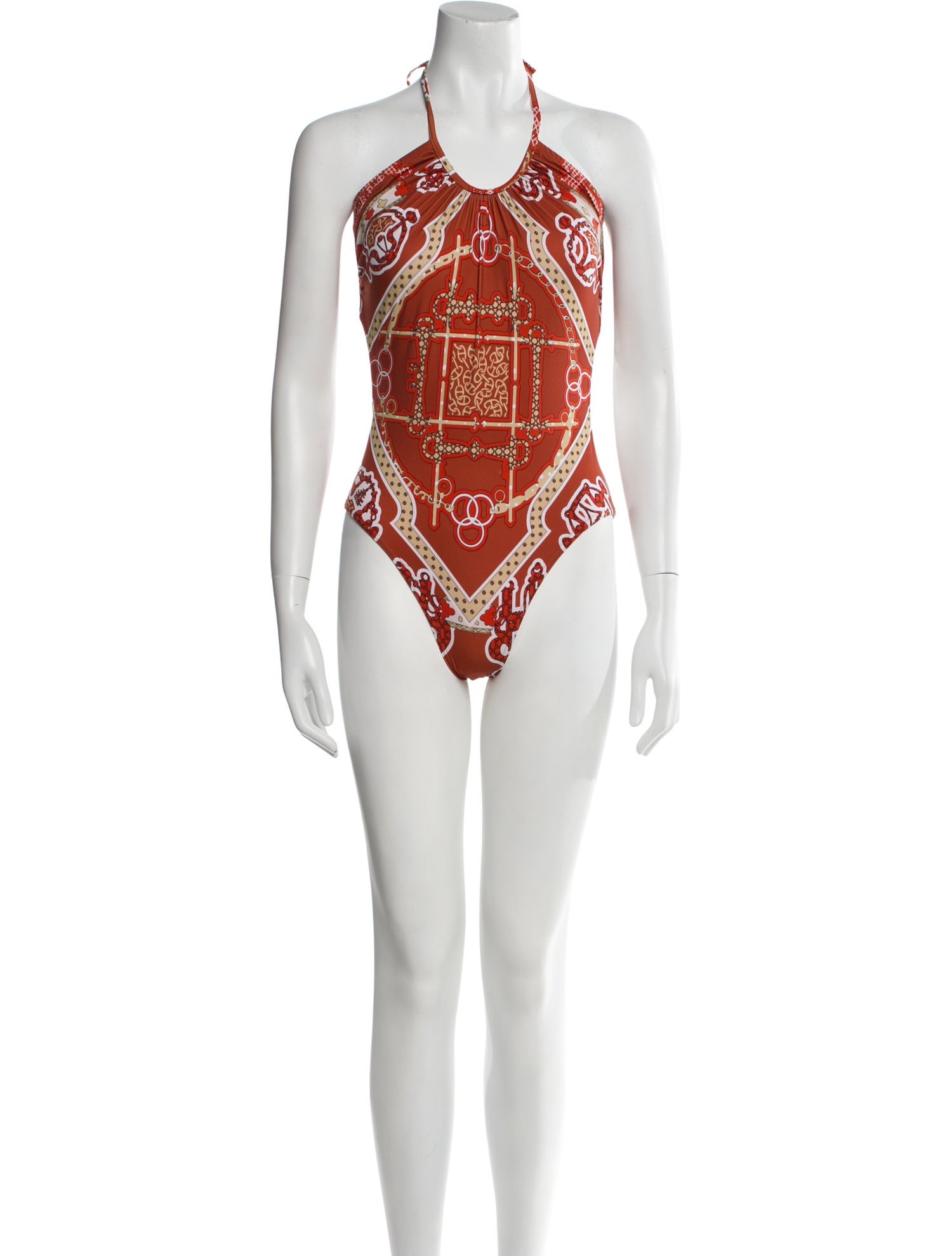 Hermès Printed One-Piece