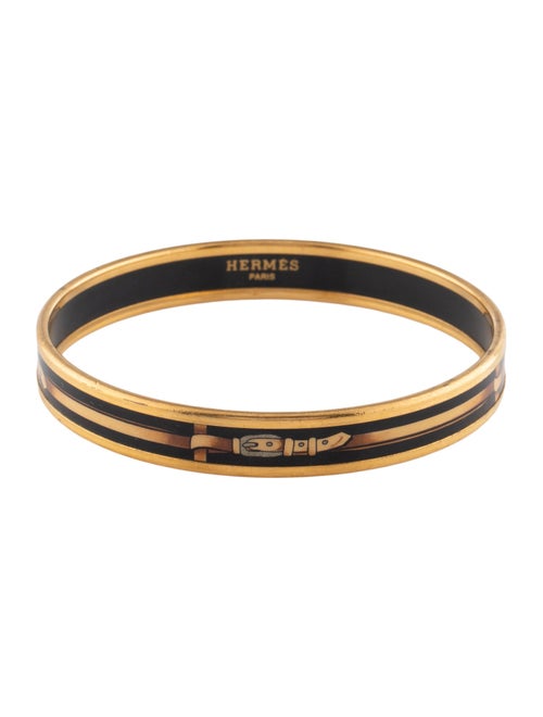 Hermès Narrow Enamel Bangle