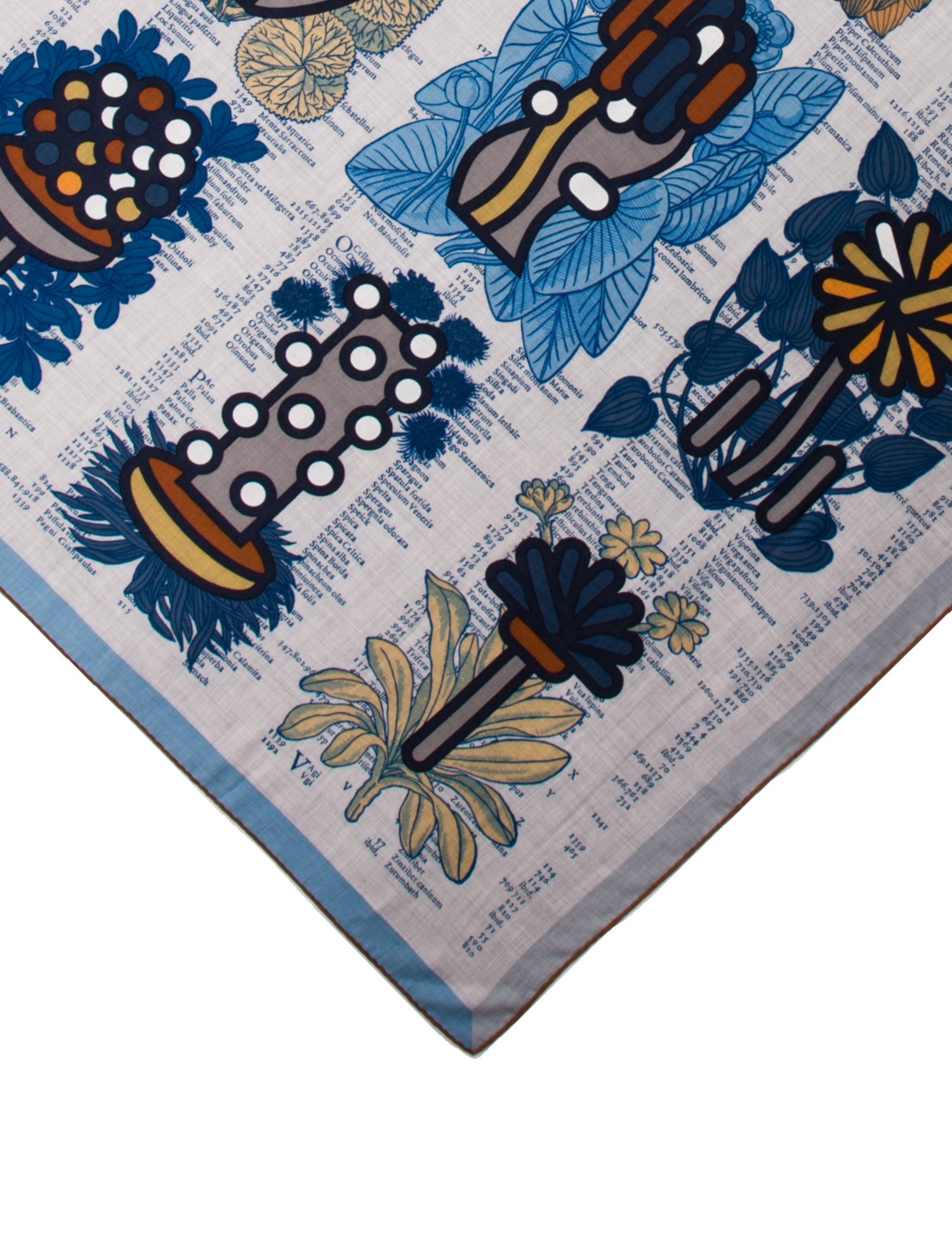 Hermès botanica grafica Cashmere Shawl