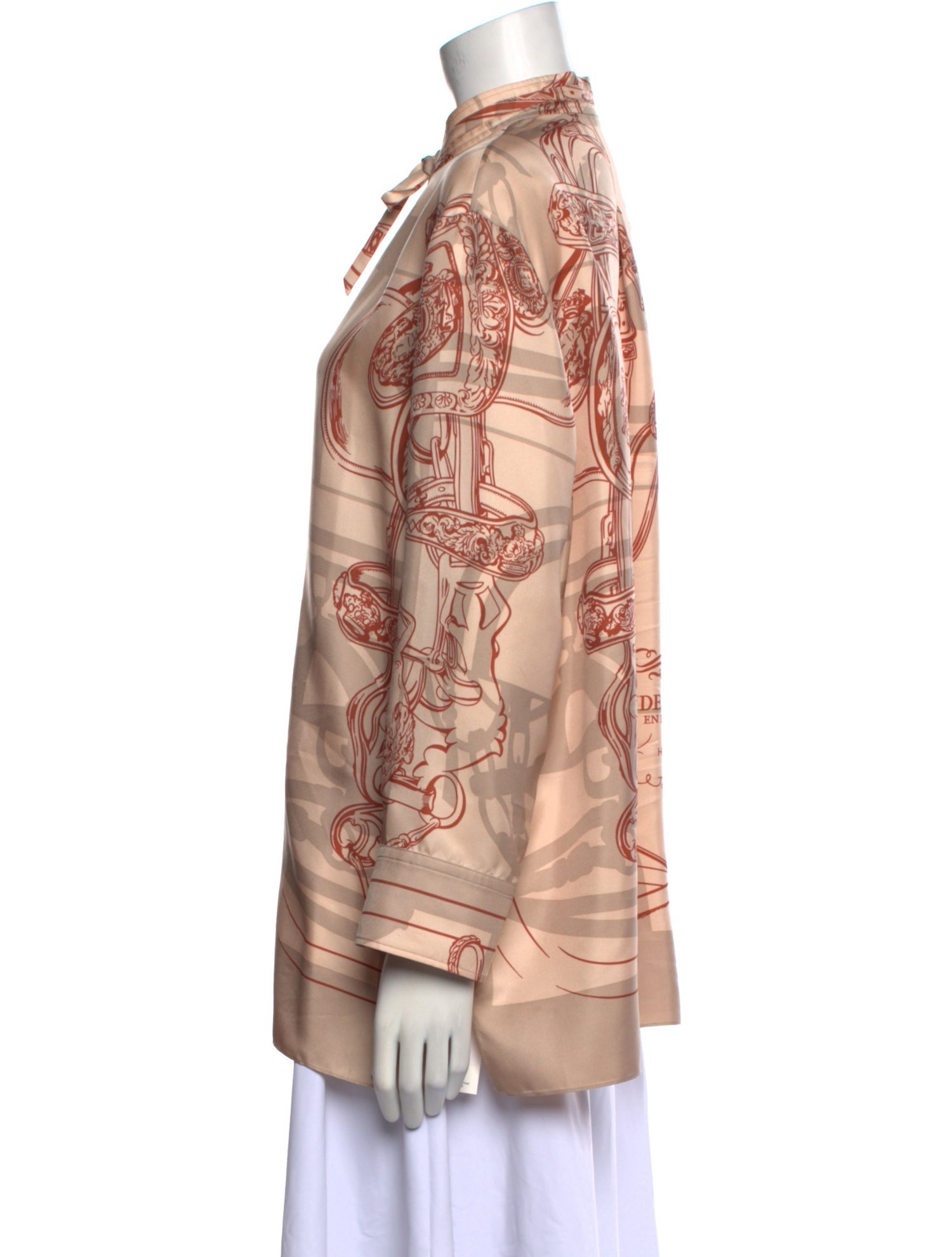 Hermès De Passage A Moscou Silk Scarf - Grey Scarves and