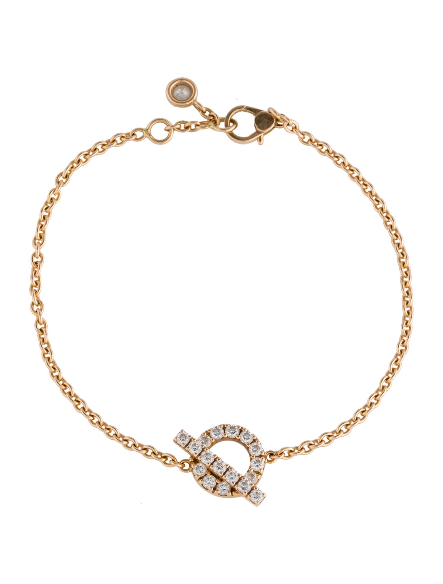 Hermès 18K Diamond Finesse Bracelet