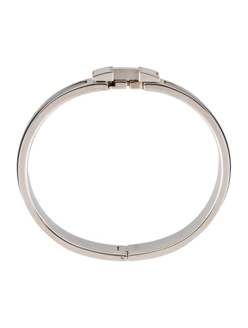 Hermès Enamel Clic H Bangle Bracelet