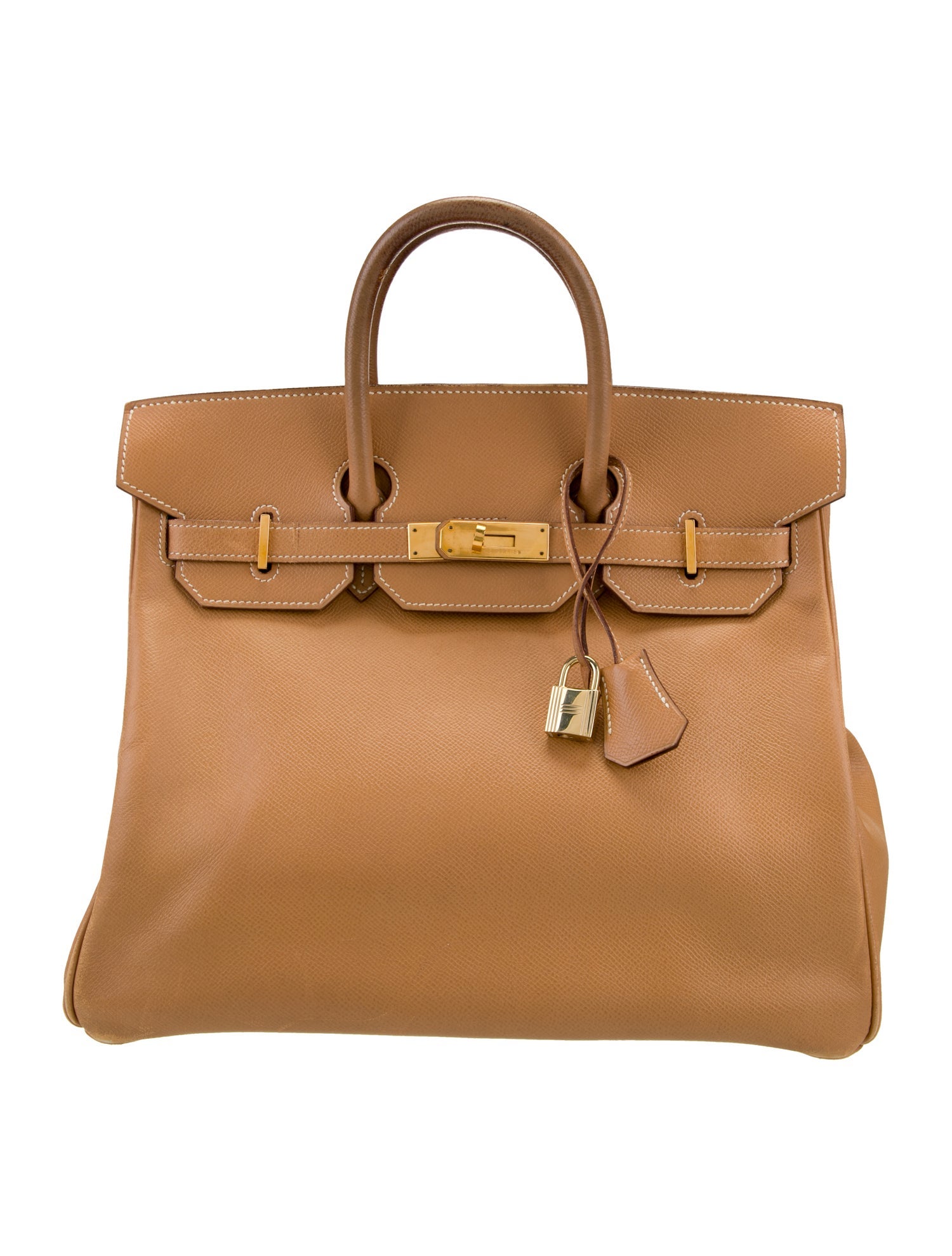 Hermès Box Toile Kelly Lakis 35 - Neutrals Handle Bags