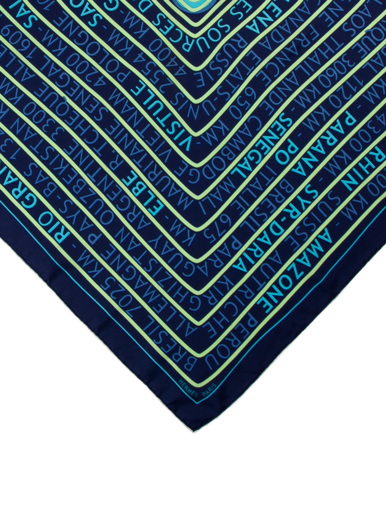 Hermès Les Sources De La Vie Silk Scarf