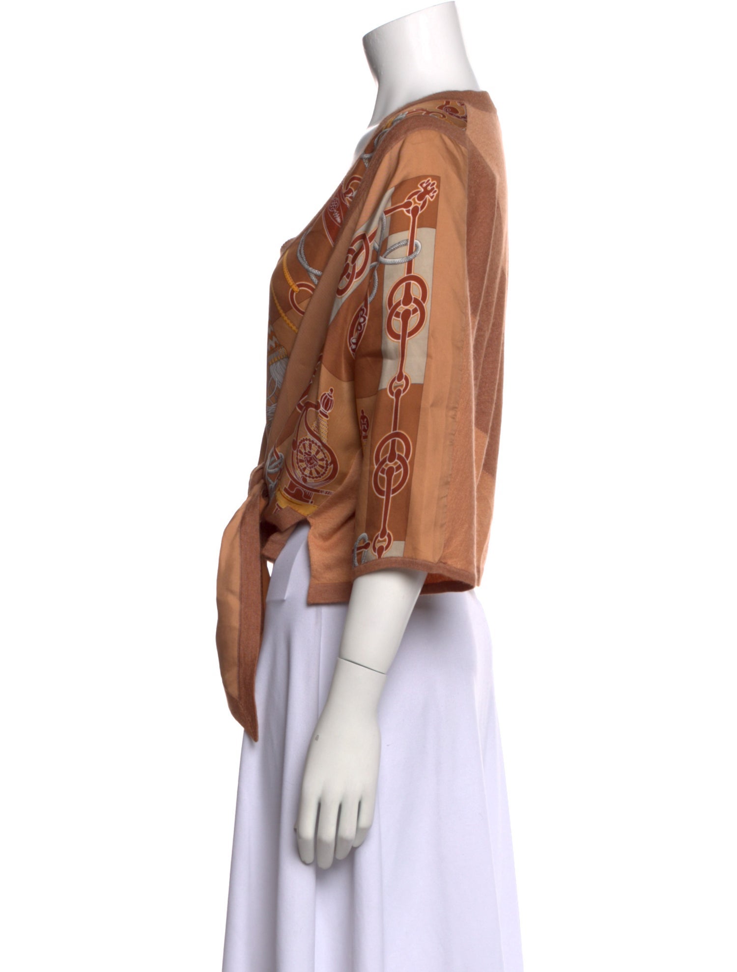 Hermès Silk Printed Sweater