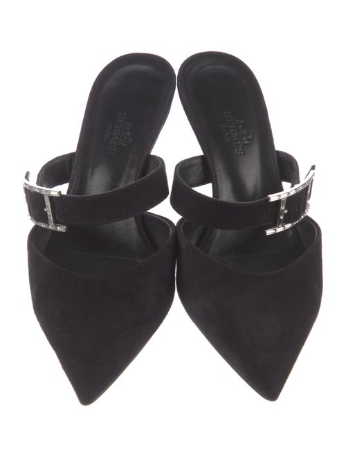 Hermès Blink Suede Mules