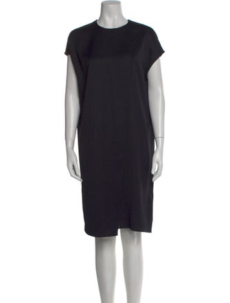 Hermès Crew Neck Knee-Length Dress