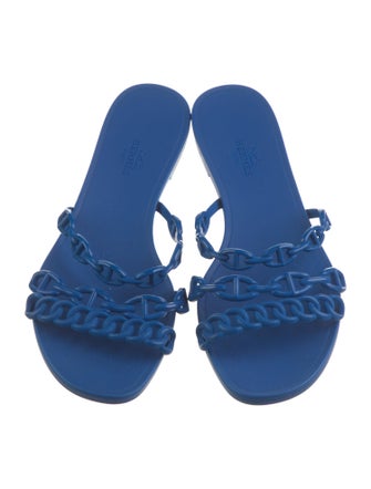 Hermès Chaine d'Ancre Rivage Rubber Slides