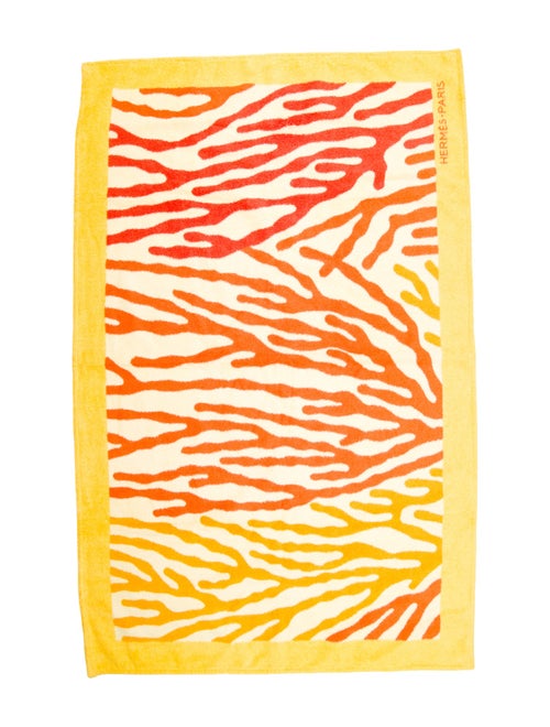 Hermès Coral Beach Towel