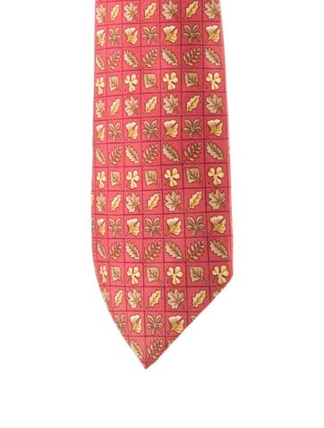 Hermès Ties Silk Printed Tie